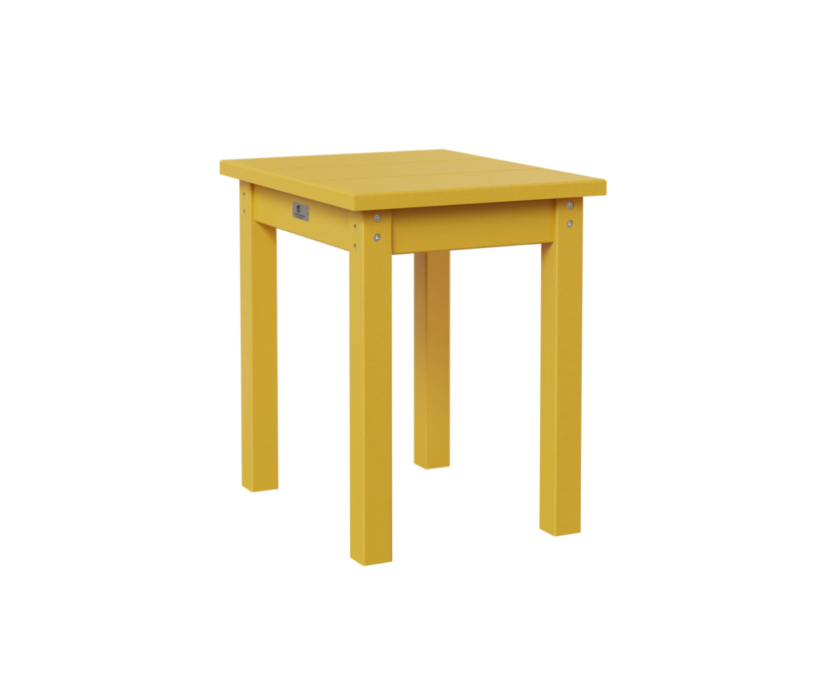 Square end table - Sunburst yellow