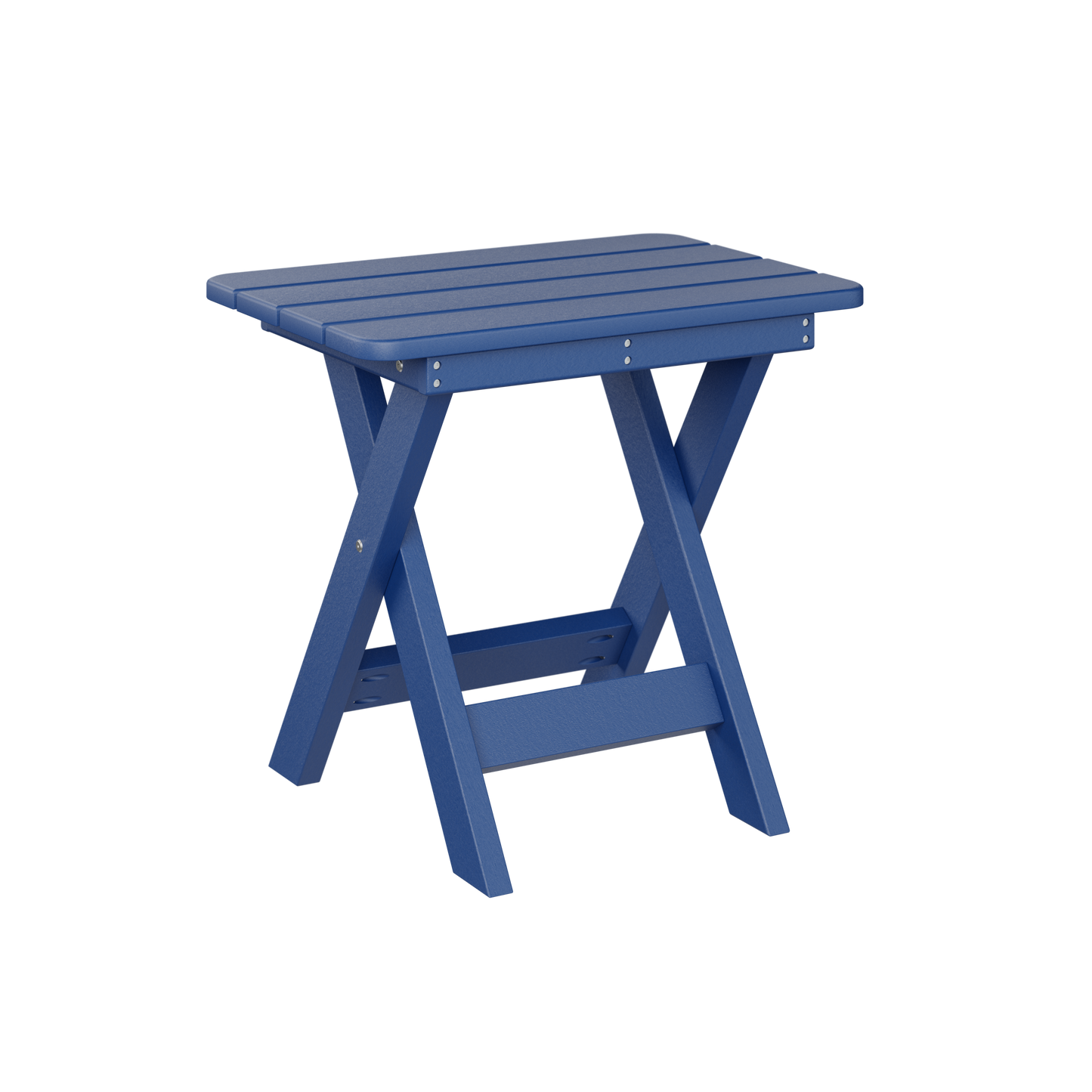 Folding end table - Pacific blue