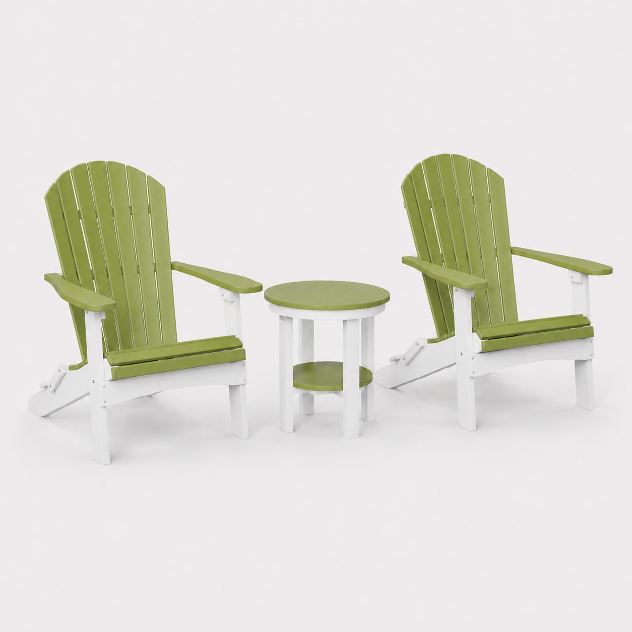 SET 2 Stoelen + Tafel Rond