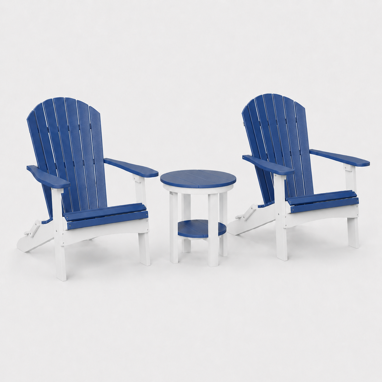 SET 2 Stoelen + Tafel Rond