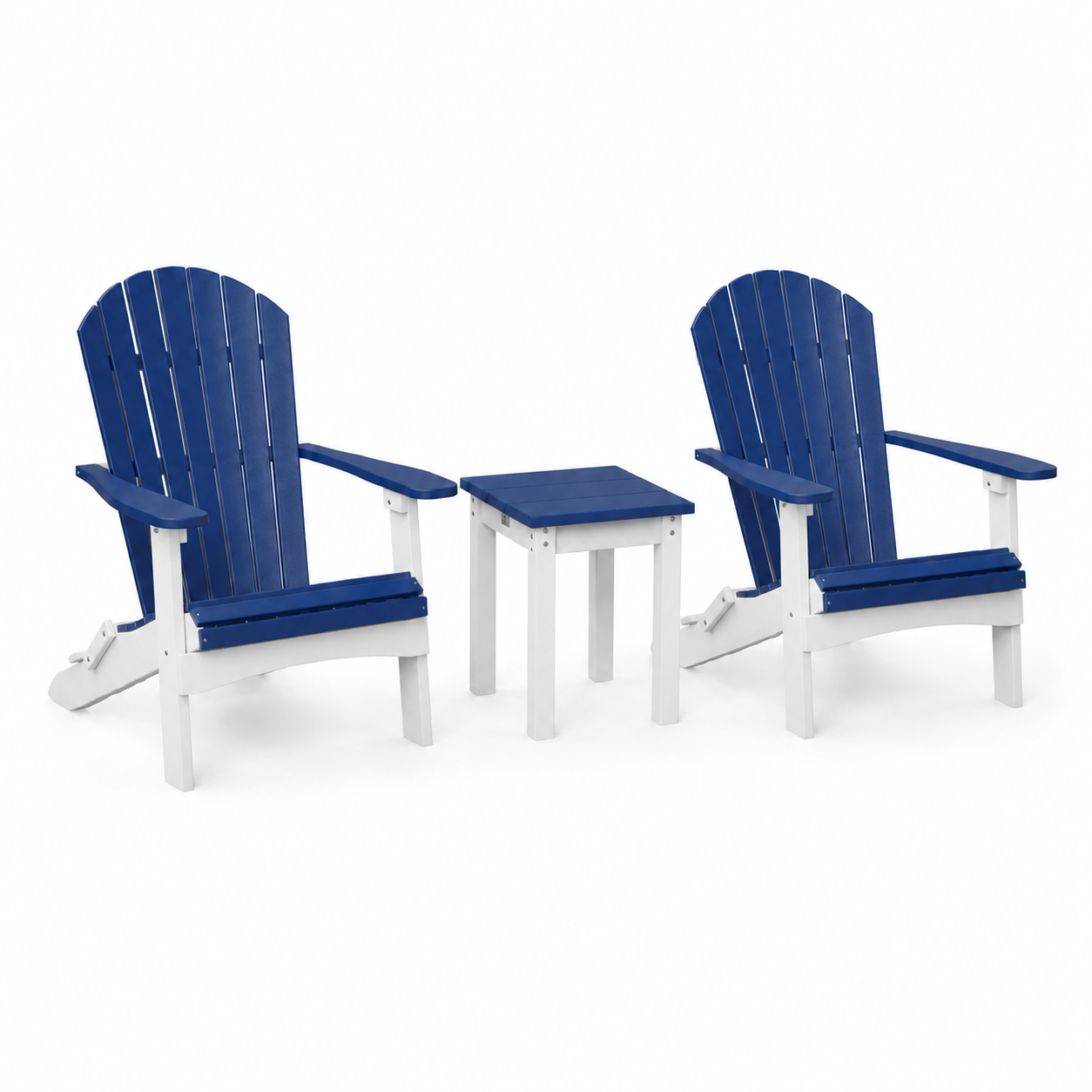 SET 2 Stoelen + Tafel Vierkant
