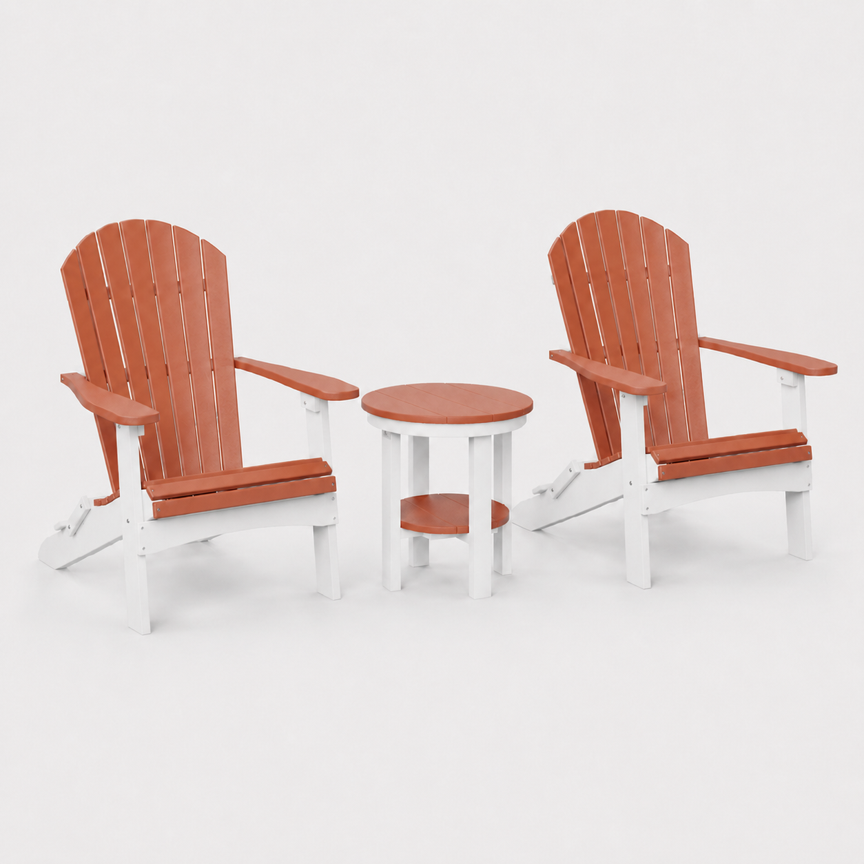SET 2 Stoelen + Tafel Rond