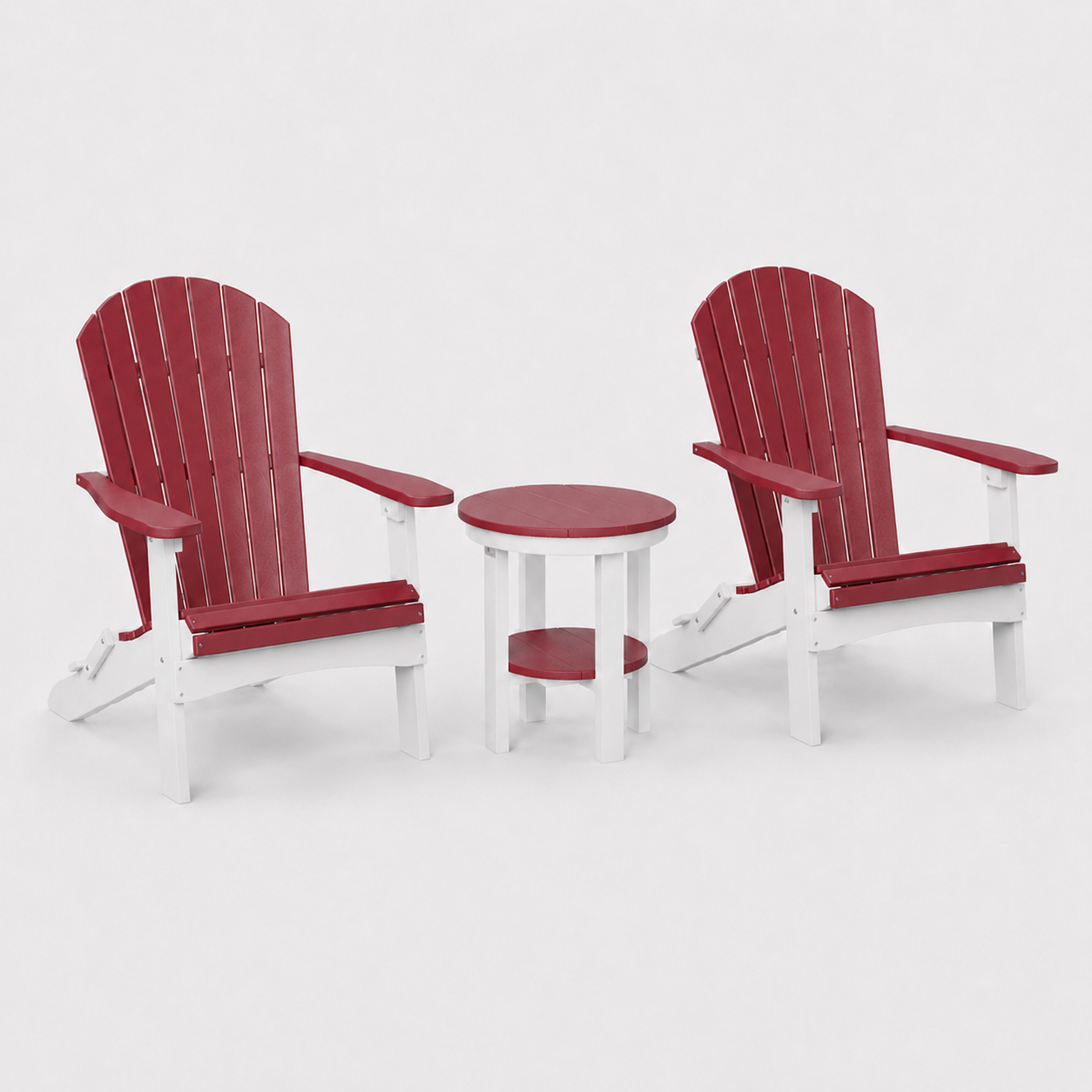 SET 2 Stoelen + Tafel Rond