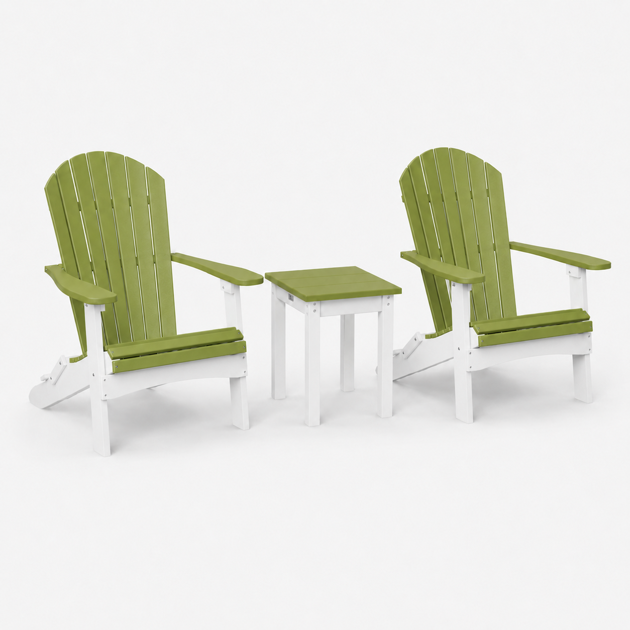 SET 2 Stoelen + Tafel Vierkant