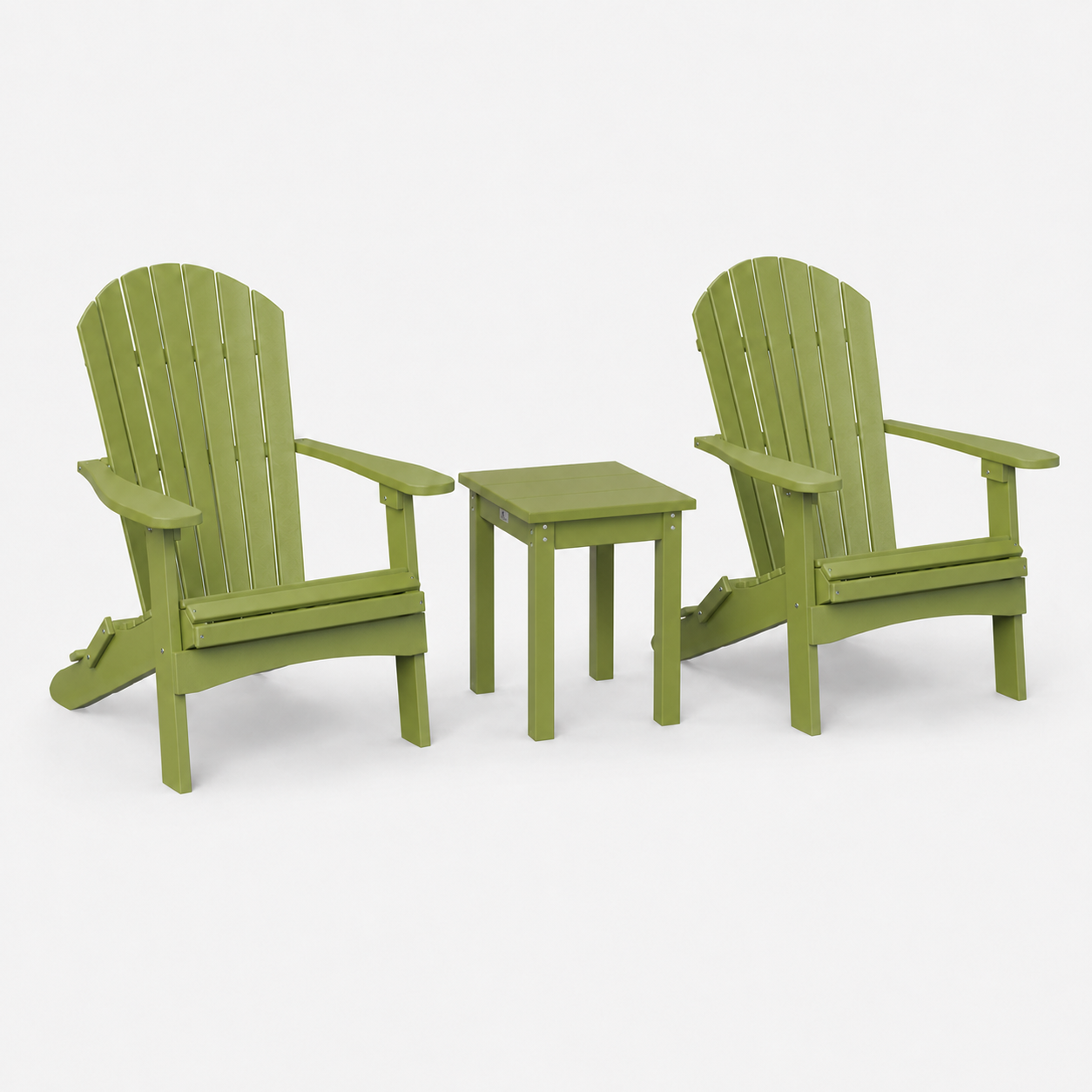 SET 2 Stoelen + Tafel Vierkant