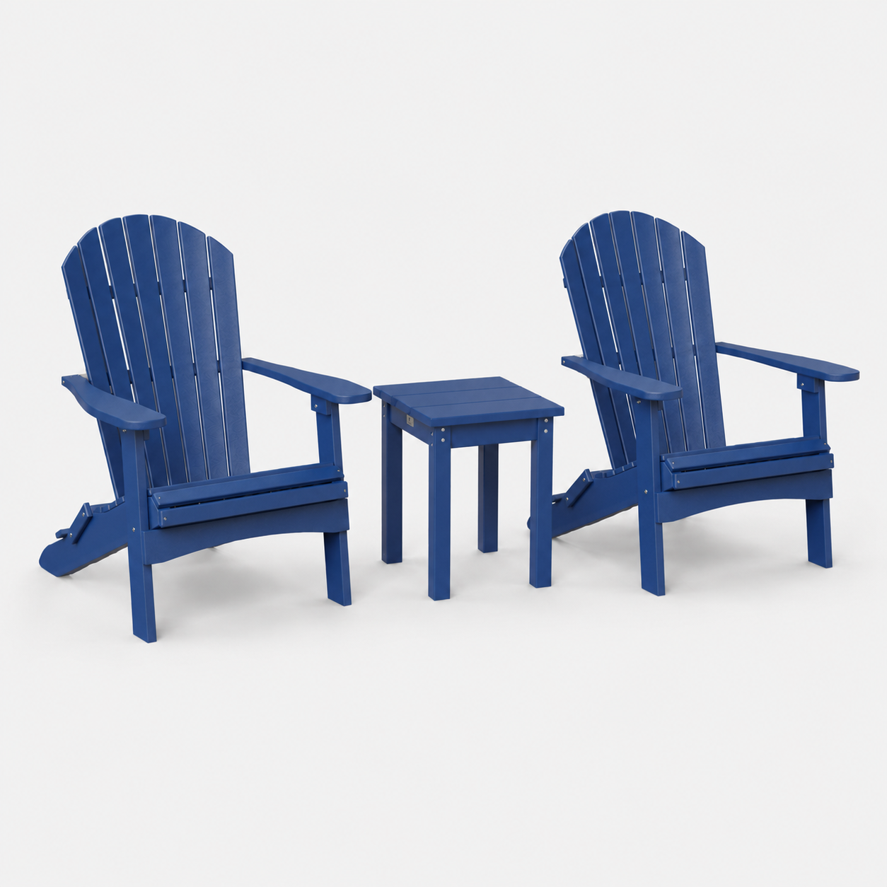 SET 2 Stoelen + Tafel Vierkant